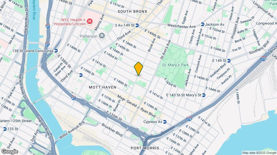 354 Brook Ave Mapa y Detalles de la Ubicación