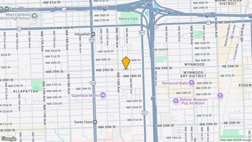 836 NW 29th St Mapa y Detalles de la Ubicación