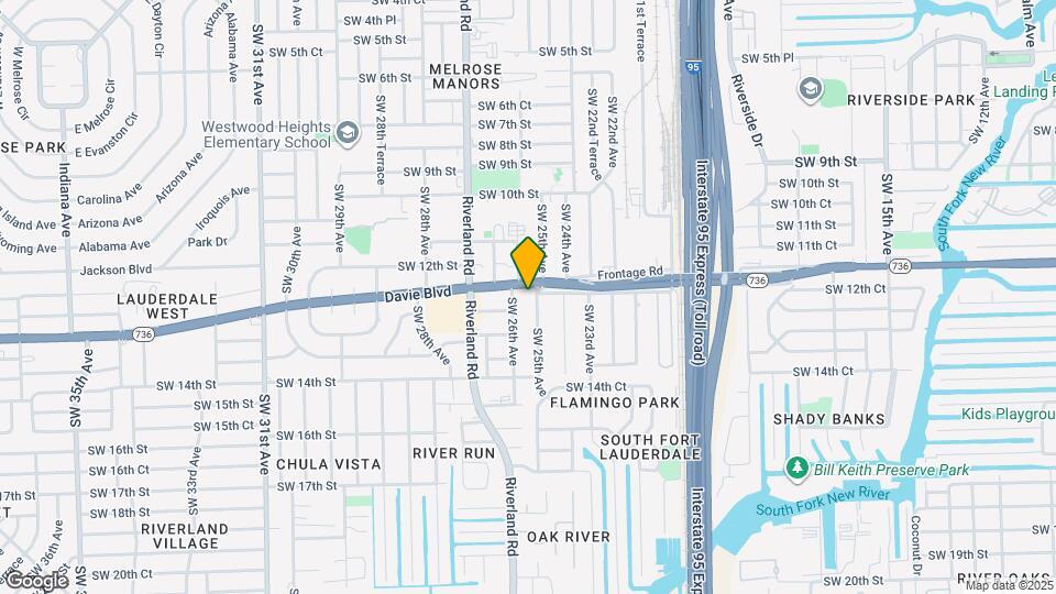 1269 SW 25th Ave Map and Location Details