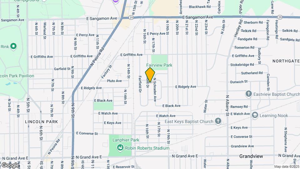 1760 Fairmont Dr Map and Location Details