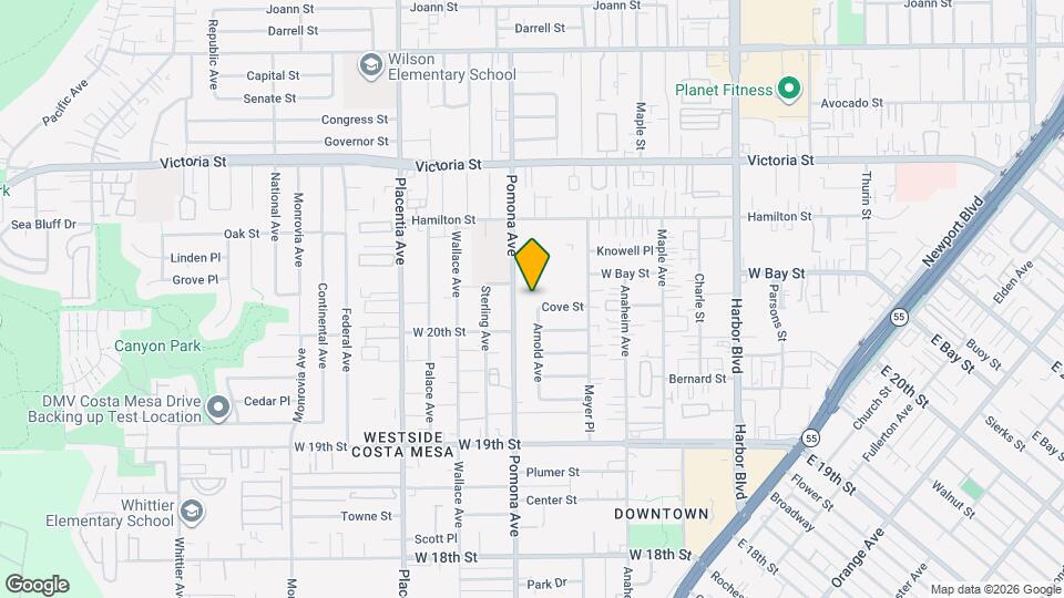 2021 Arnold Ave Mapa y Detalles de la Ubicación