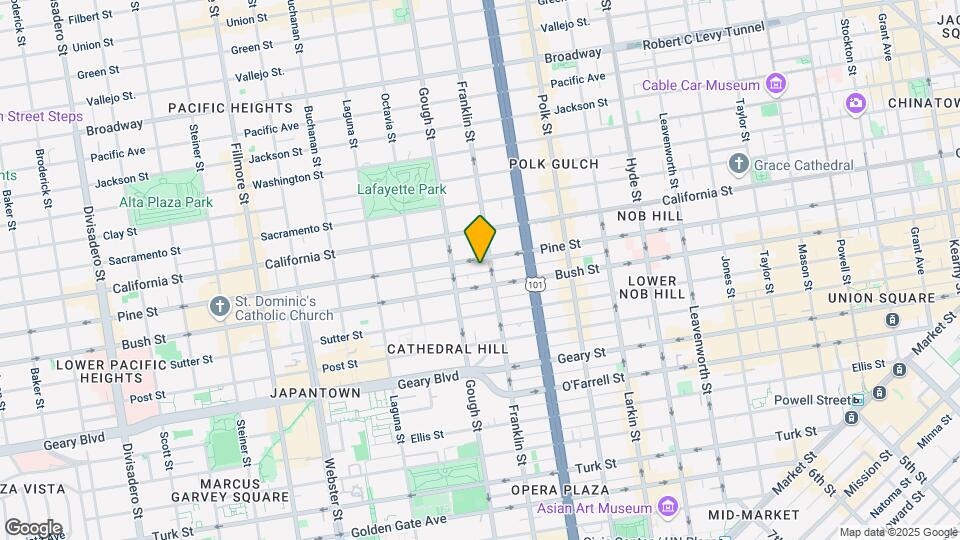 1725 Pine St Map and Location Details