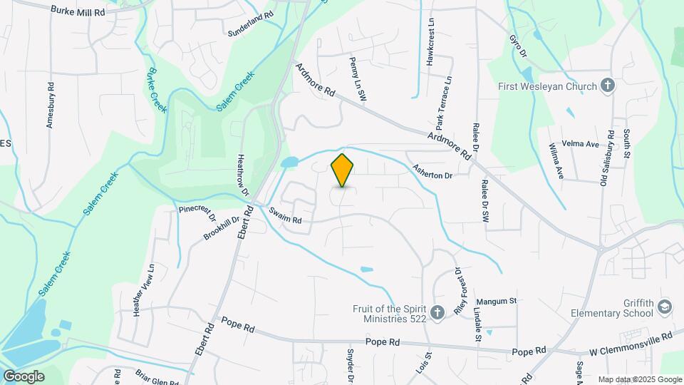 1940 Cedar Ridge Ln Map and Location Details