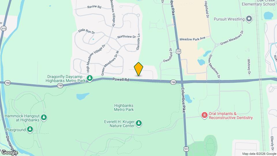 310 Powell Rd Map and Location Details