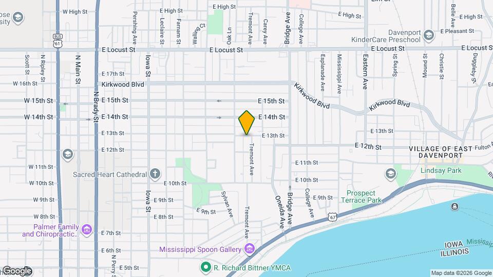1228 Tremont Ave Mapa y Detalles de la Ubicación