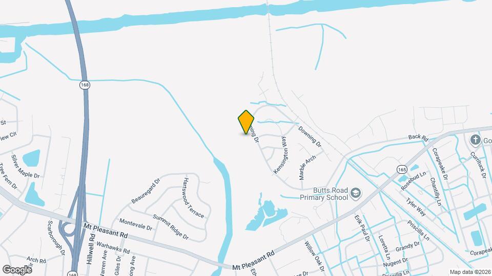 261 Downing Dr, Unit Private apartment Map and Location Details