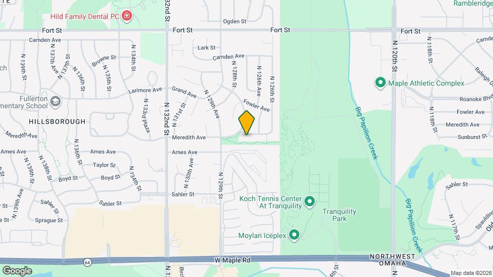 12669 Meredith Ave Map and Location Details