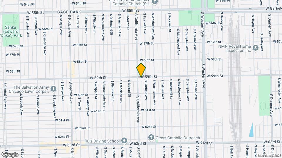 2747 W 59th St Map and Location Details