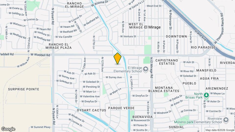 12530 W Willow Ave Mapa y Detalles de la Ubicación