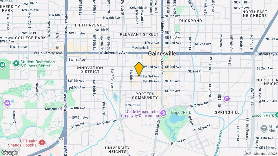 311 SW 3rd Ave Map and Location Details