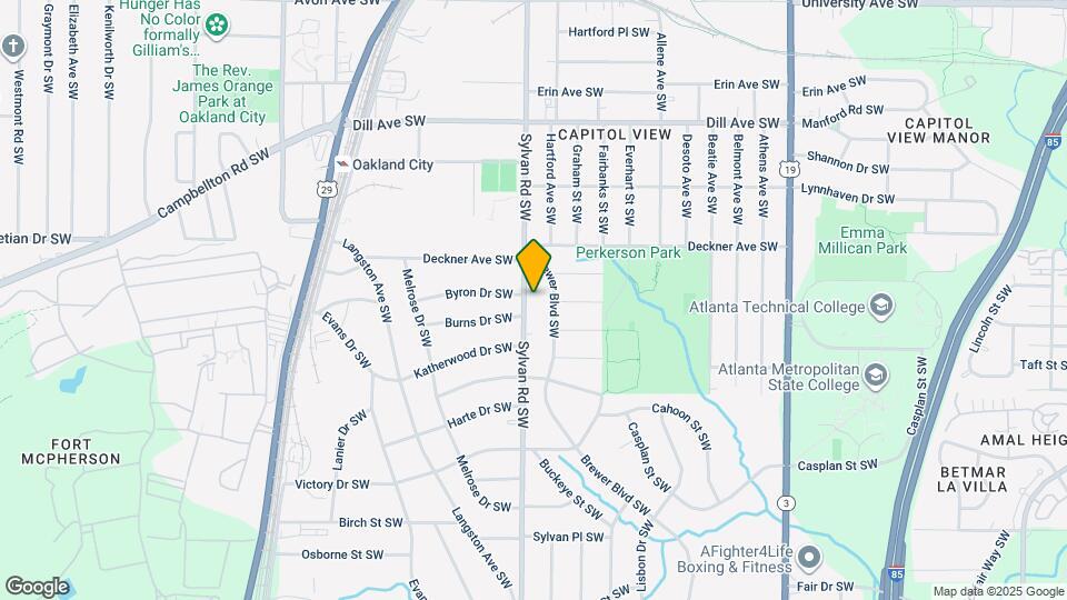 1548 Sylvan Rd SW Map and Location Details