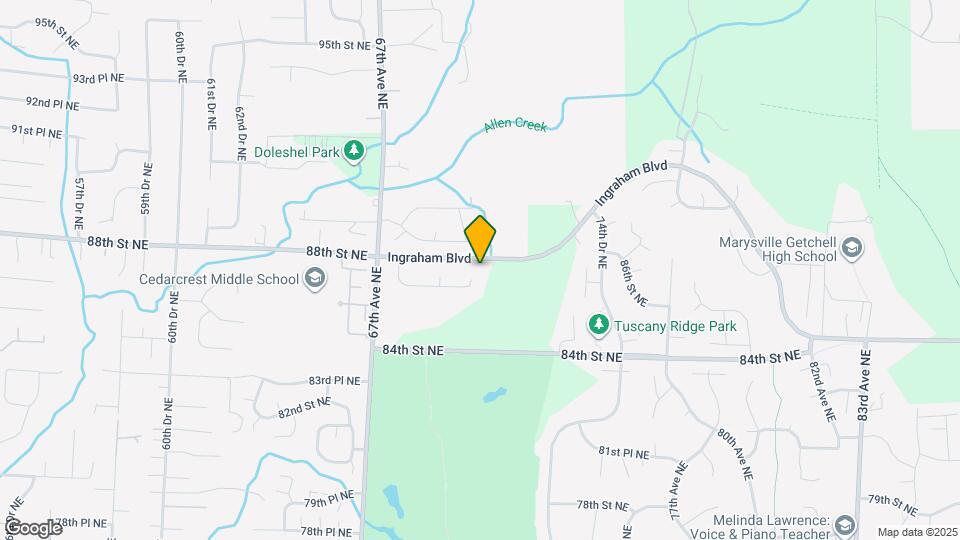 8711 70th Dr NE Map and Location Details