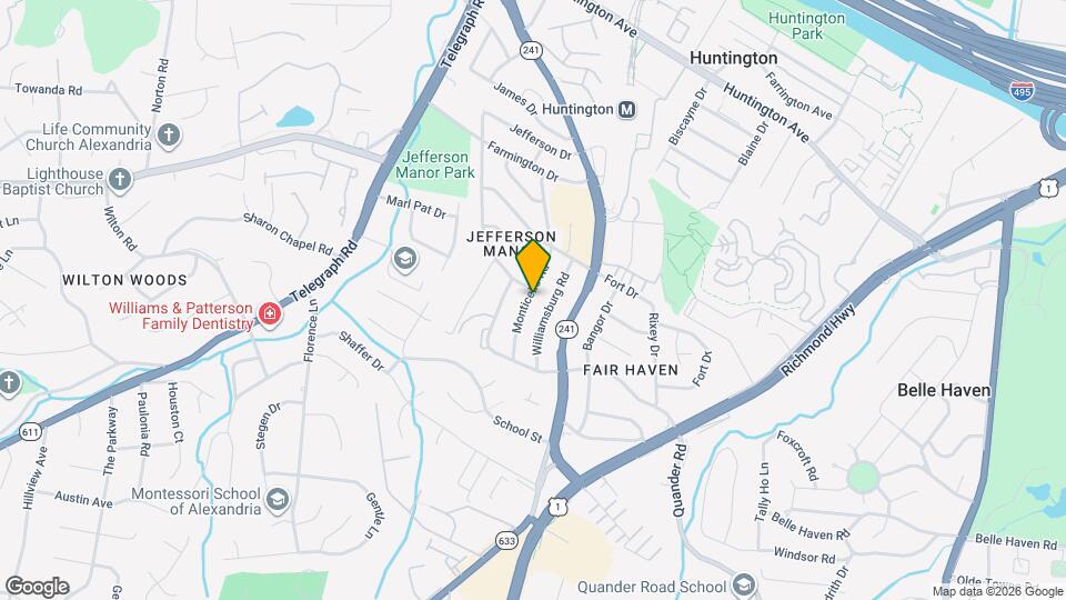 5937 Monticello Rd Map and Location Details