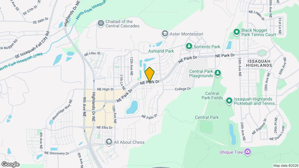 1411 NE Park Dr Mapa y Detalles de la Ubicación