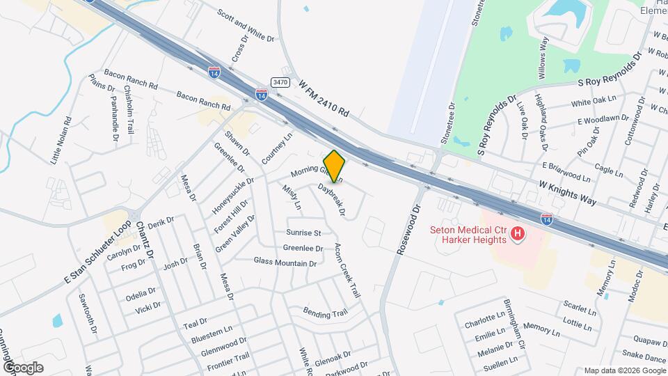 5107 Daybreak Dr Map and Location Details