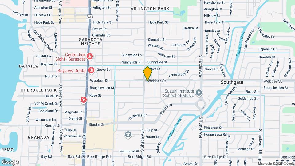 2412 Webber St Mapa y Detalles de la Ubicación