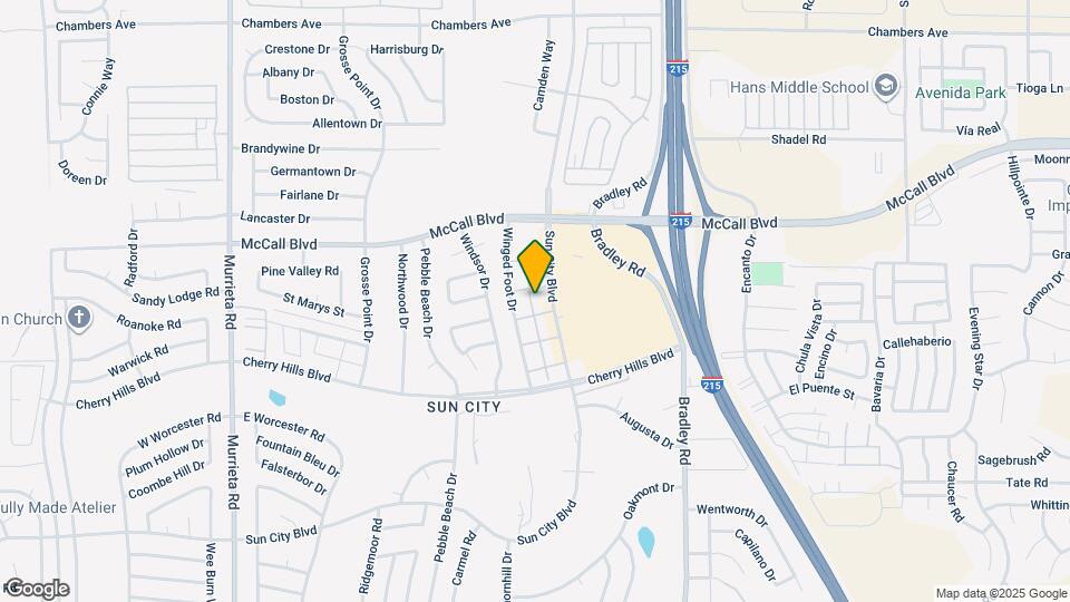 27227 Sun City Blvd Map and Location Details