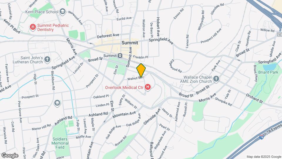 16 Walnut St Map and Location Details