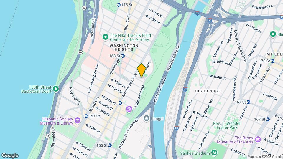 453 W 166th St Map and Location Details