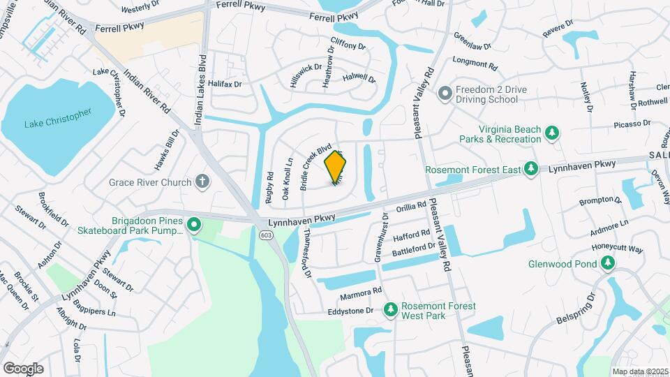 1636 Mill Oak Dr Map and Location Details