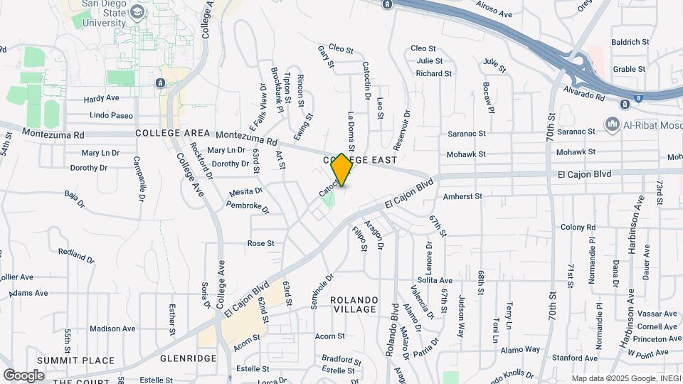 4838 Curry Dr Mapa y Detalles de la Ubicación