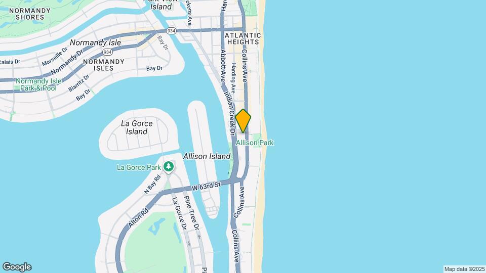 6490 Collins Ave, Unit 7 Map and Location Details