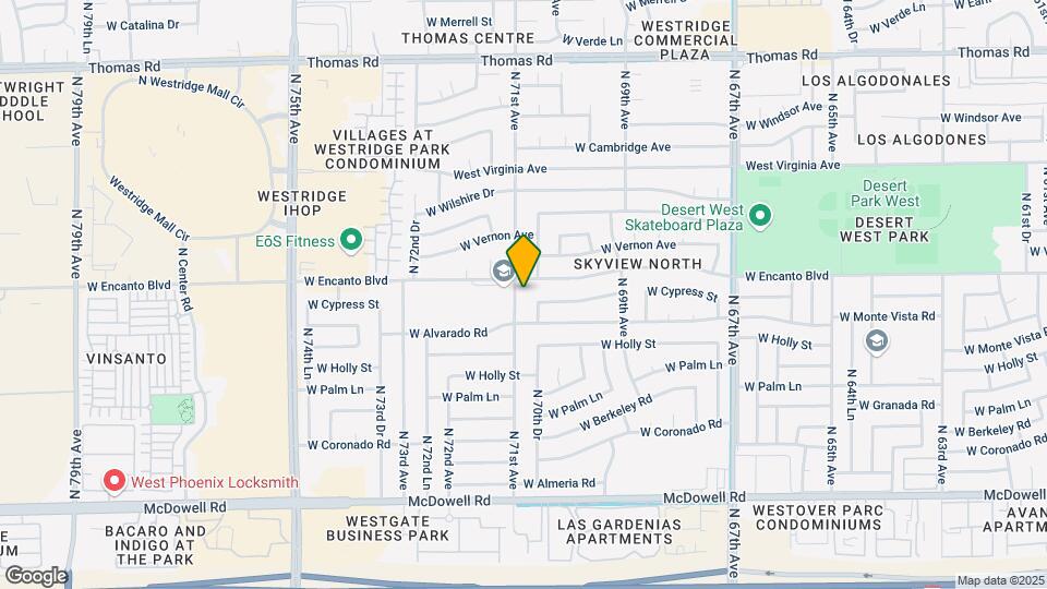 2239 N 71st Ave Map and Location Details