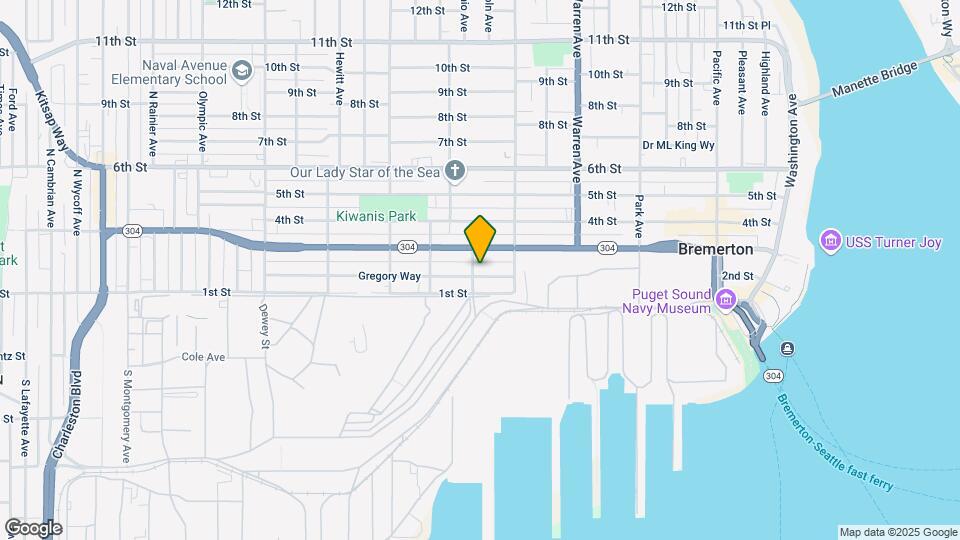 1226 Gregory Way Map and Location Details