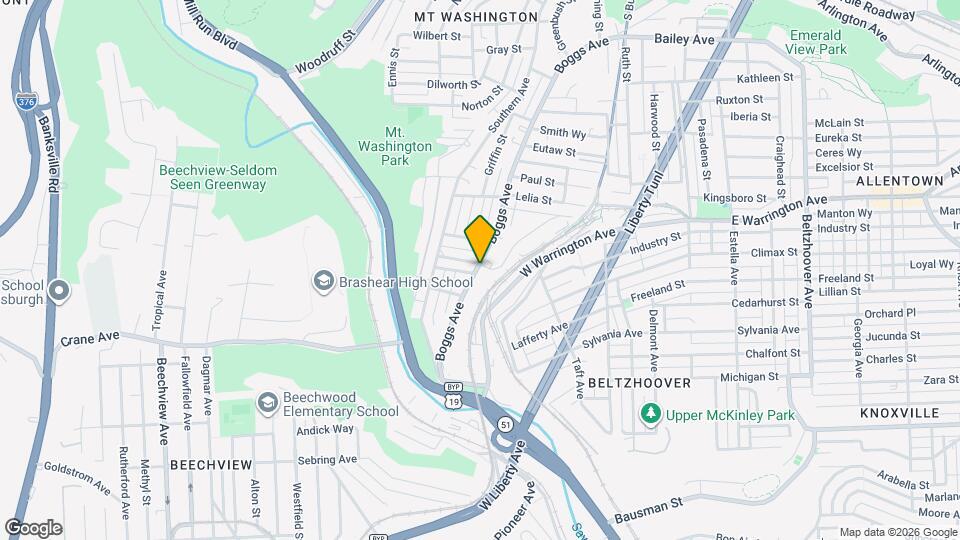 711 Boggs Ave Mapa y Detalles de la Ubicación