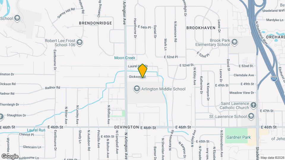 6059 Dickson Rd Map and Location Details