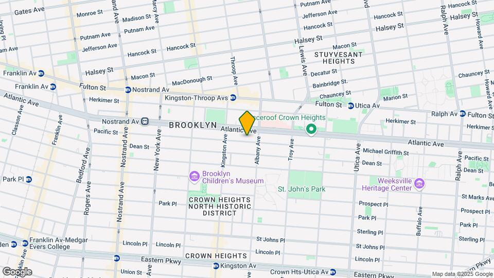 1553 Pacific St Map and Location Details