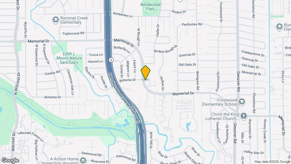 401 Bendwood Dr Map and Location Details