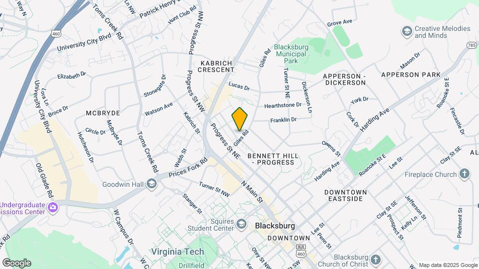 304 Giles Rd Map and Location Details