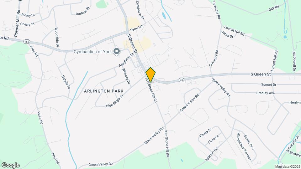 2721 Iron Stone Hill Rd Map and Location Details