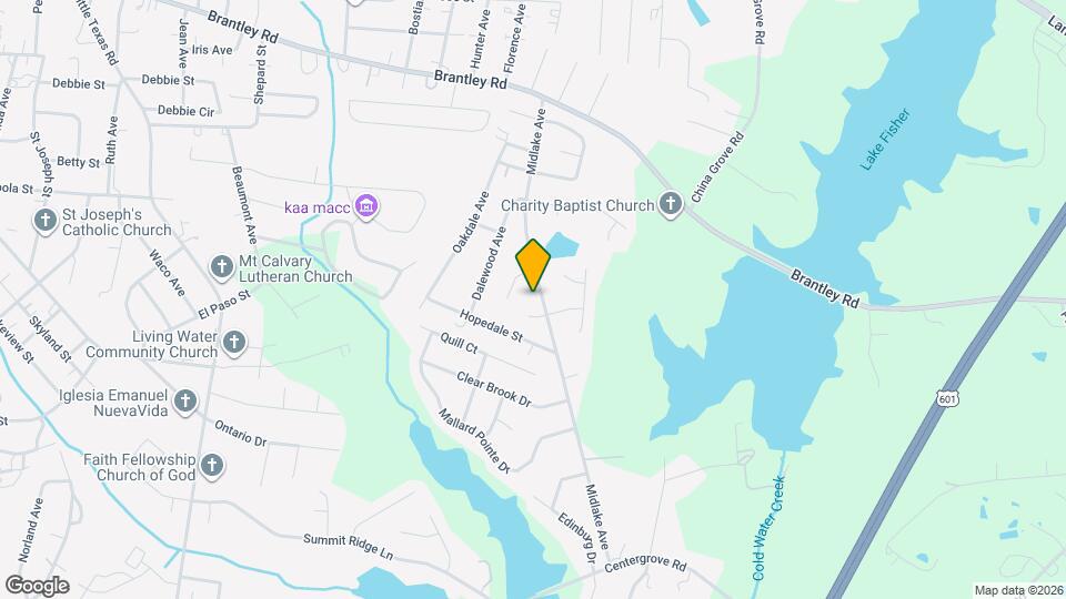 1271 Midlake Ave Map and Location Details