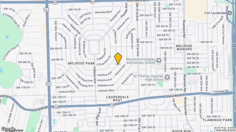 820 Carolina Ave Map and Location Details