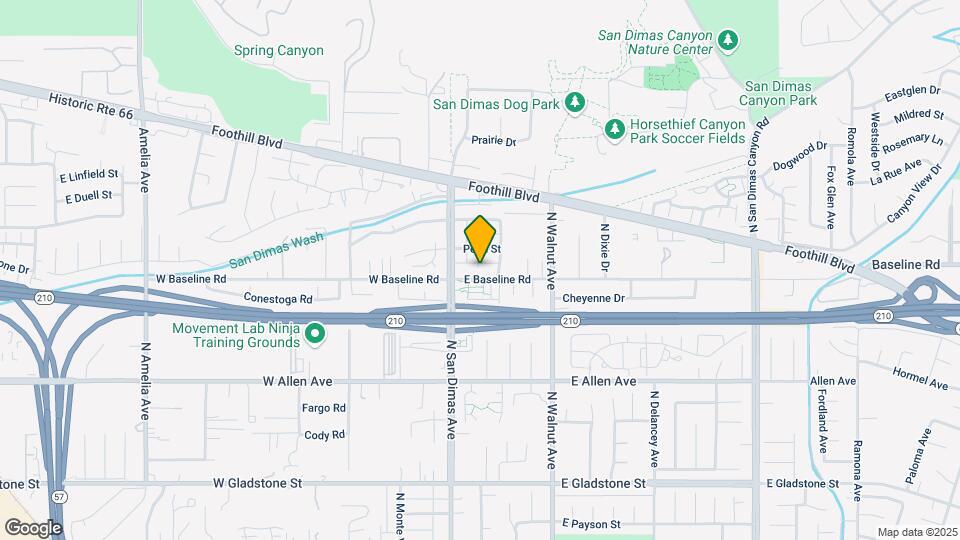 127 E Baseline Rd Map and Location Details