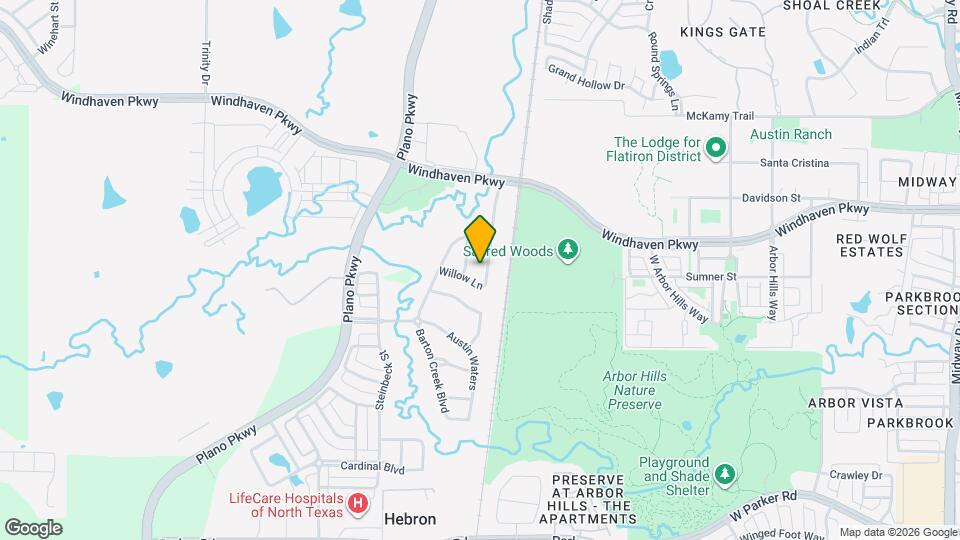 2612 Walnut Creek Ln Map and Location Details