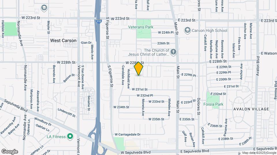 23003 Moneta Ave Mapa y Detalles de la Ubicación