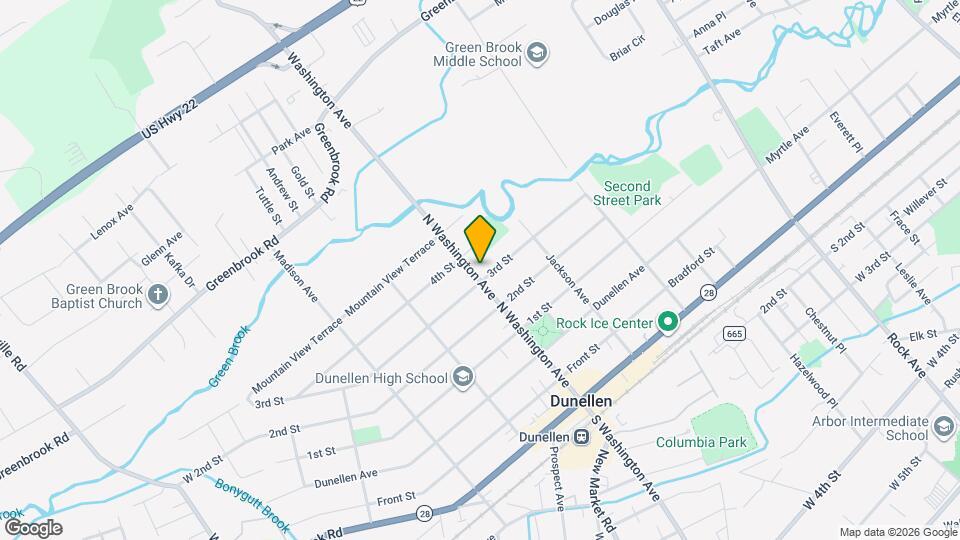 606 N Washington Ave Map and Location Details