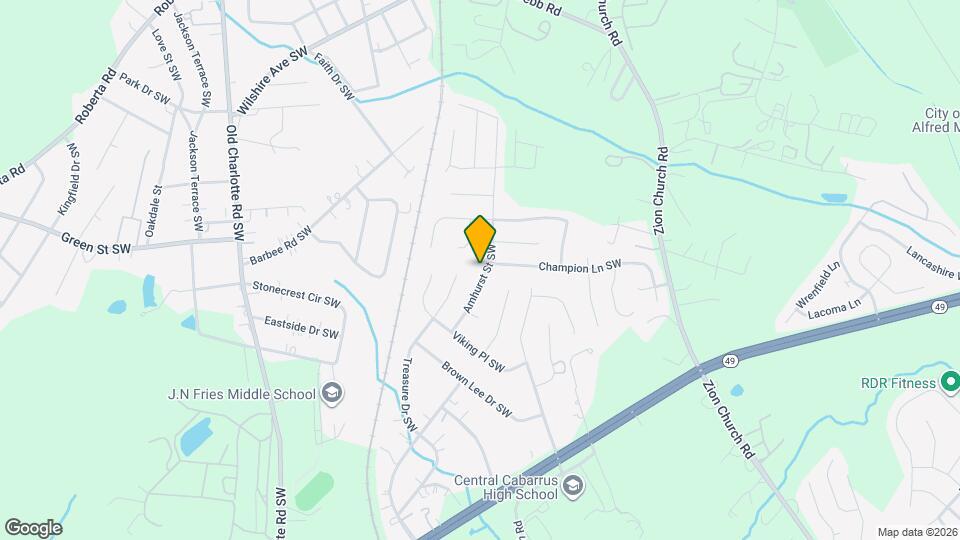 395 Amhurst St SW Map and Location Details