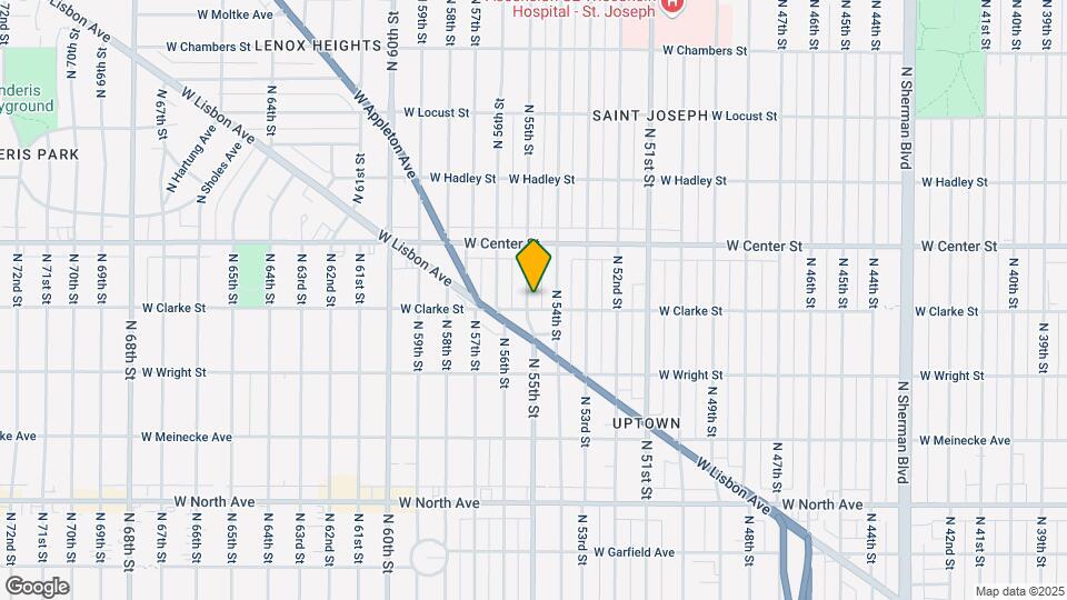 2610 N 55th St Map and Location Details