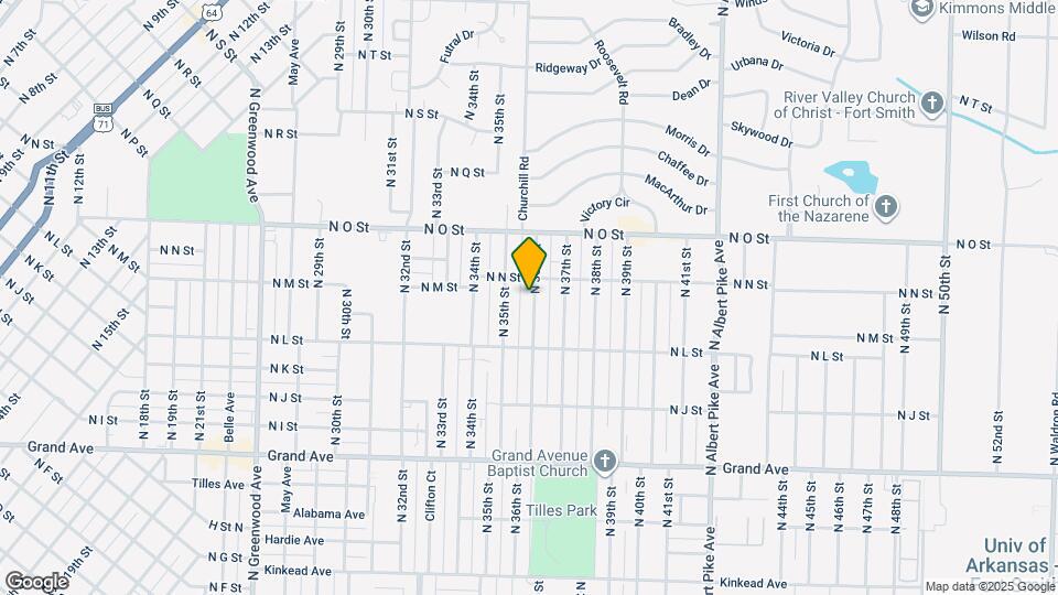 1441 N 36th St Map and Location Details