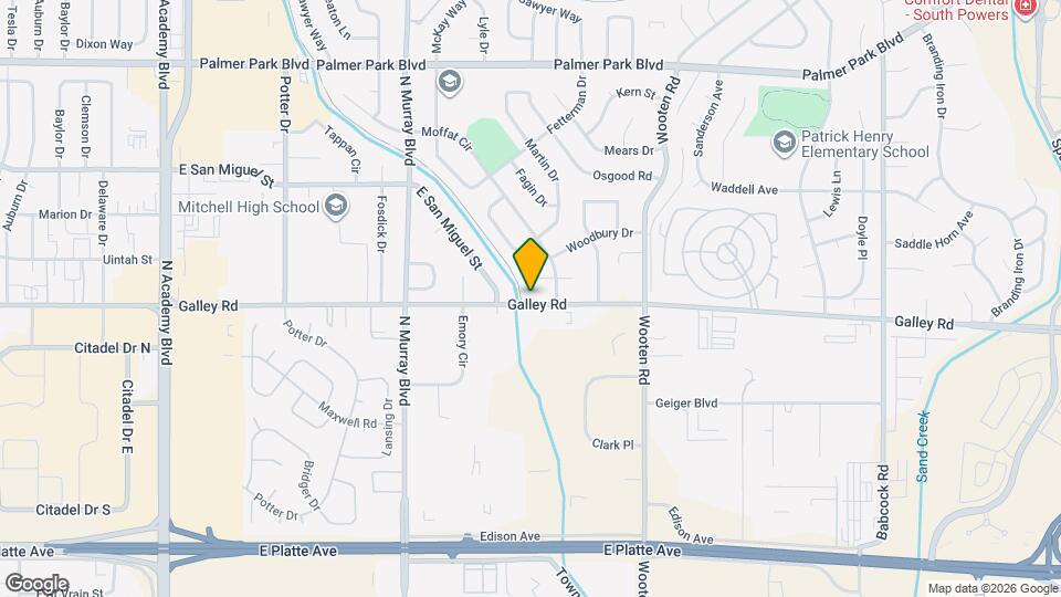 4520 Galley Rd Map and Location Details