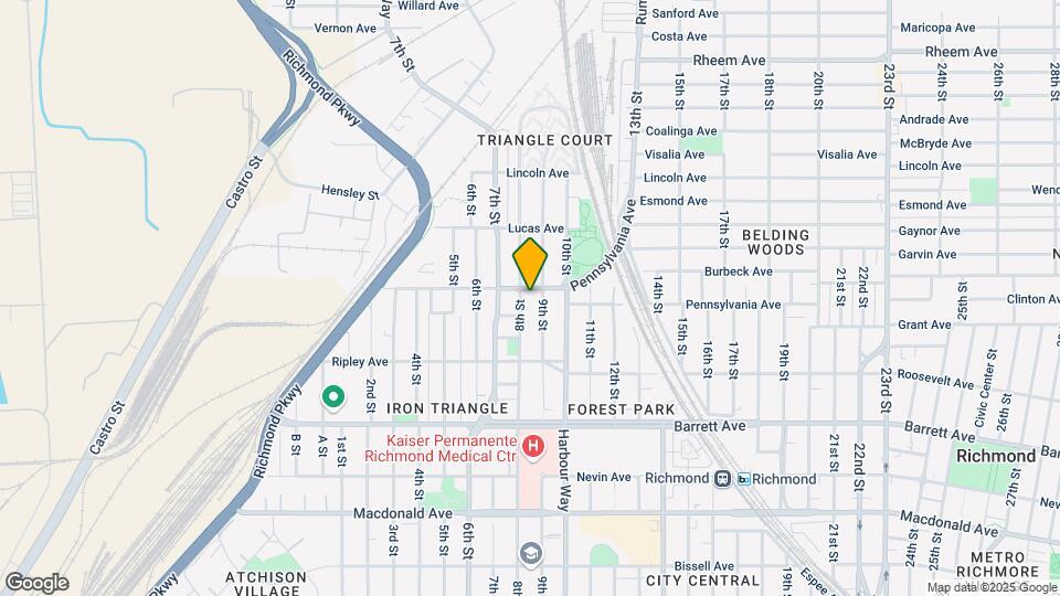 816 Pennsylvania Ave Map and Location Details