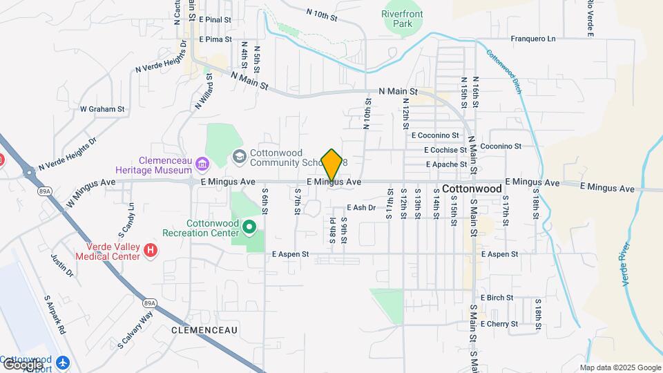 985 E Mingus Ave Map and Location Details
