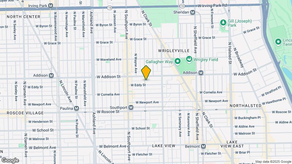 1252 W Eddy St Map and Location Details