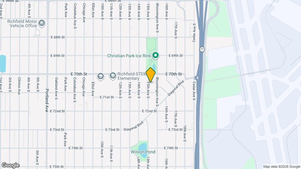 7025 15th Ave S Mapa y Detalles de la Ubicación