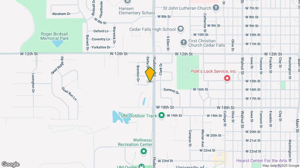 1502 Delta Dr Map and Location Details