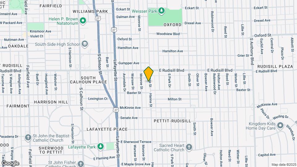4018 S Hanna St Map and Location Details